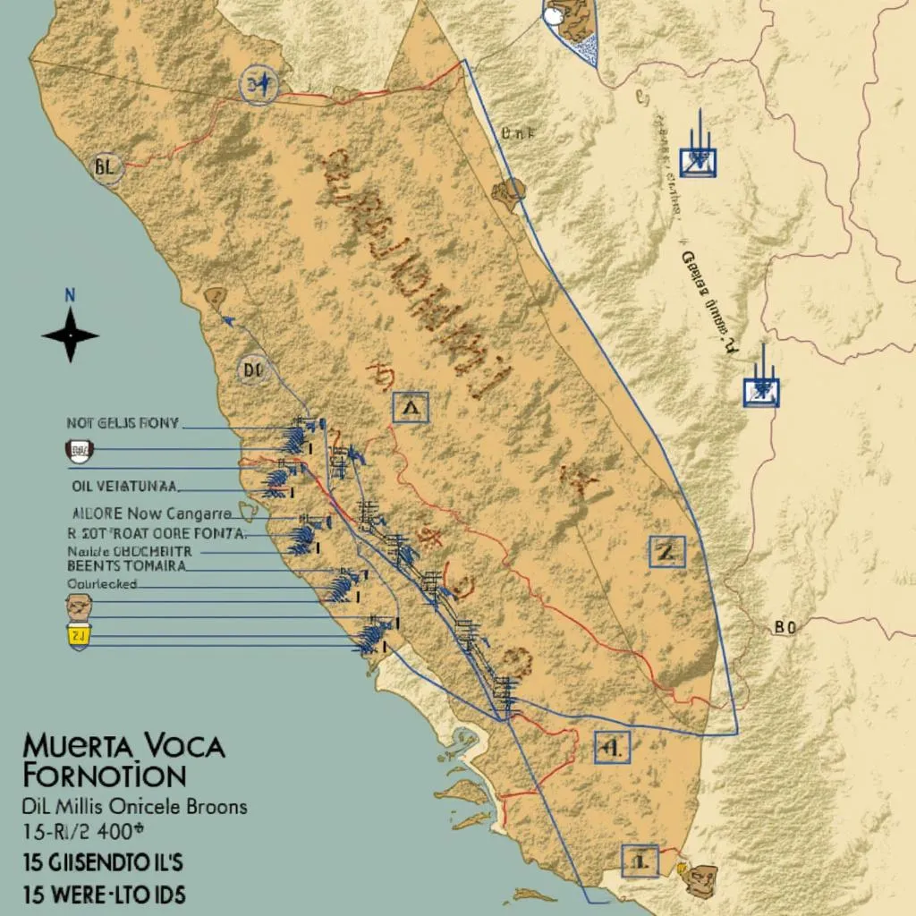 Mapa de Vaca Muerta